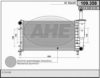 AHE 109.358 Radiator, engine cooling